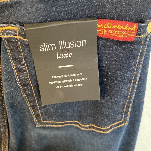 7 for all Mankind Highwaist Ali Dark Wash Denim - Picture 6 of 7